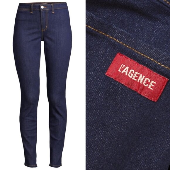 L’AGENCE Zeppelin 70S High-Rise Skinny Jeans - Picture 1 of 6